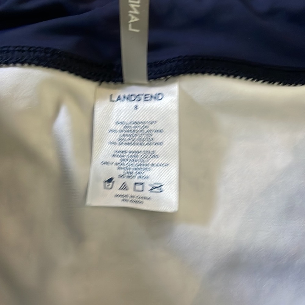 Lands End 2 piece Swim Dress and bottoms size 8 - Picture 8 of 9